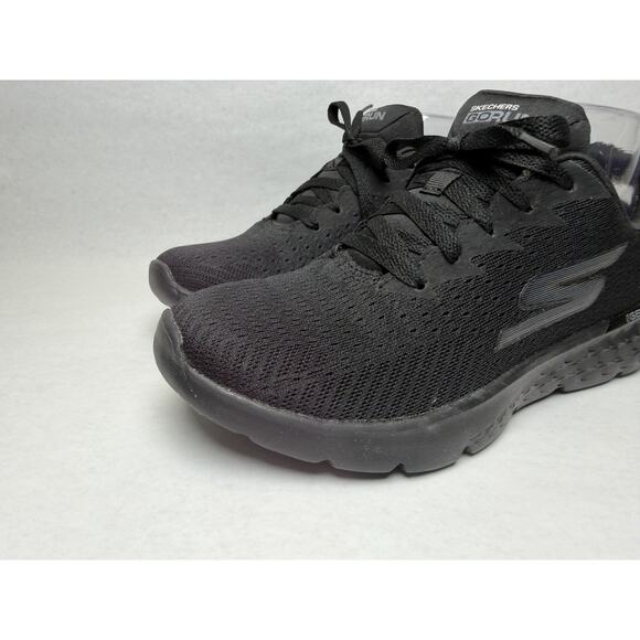 Skechers GoRun 400 Running Sneakers Womens Size 6.5 Black Lace Up Comfort 14804 - Picture 3 of 9